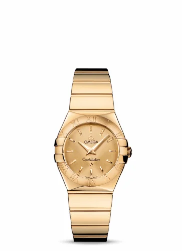 Omega Constellation Quartz 27 Polished Yellow Gold / Champagne 123.50.27.60.08.002 (12350276008002)